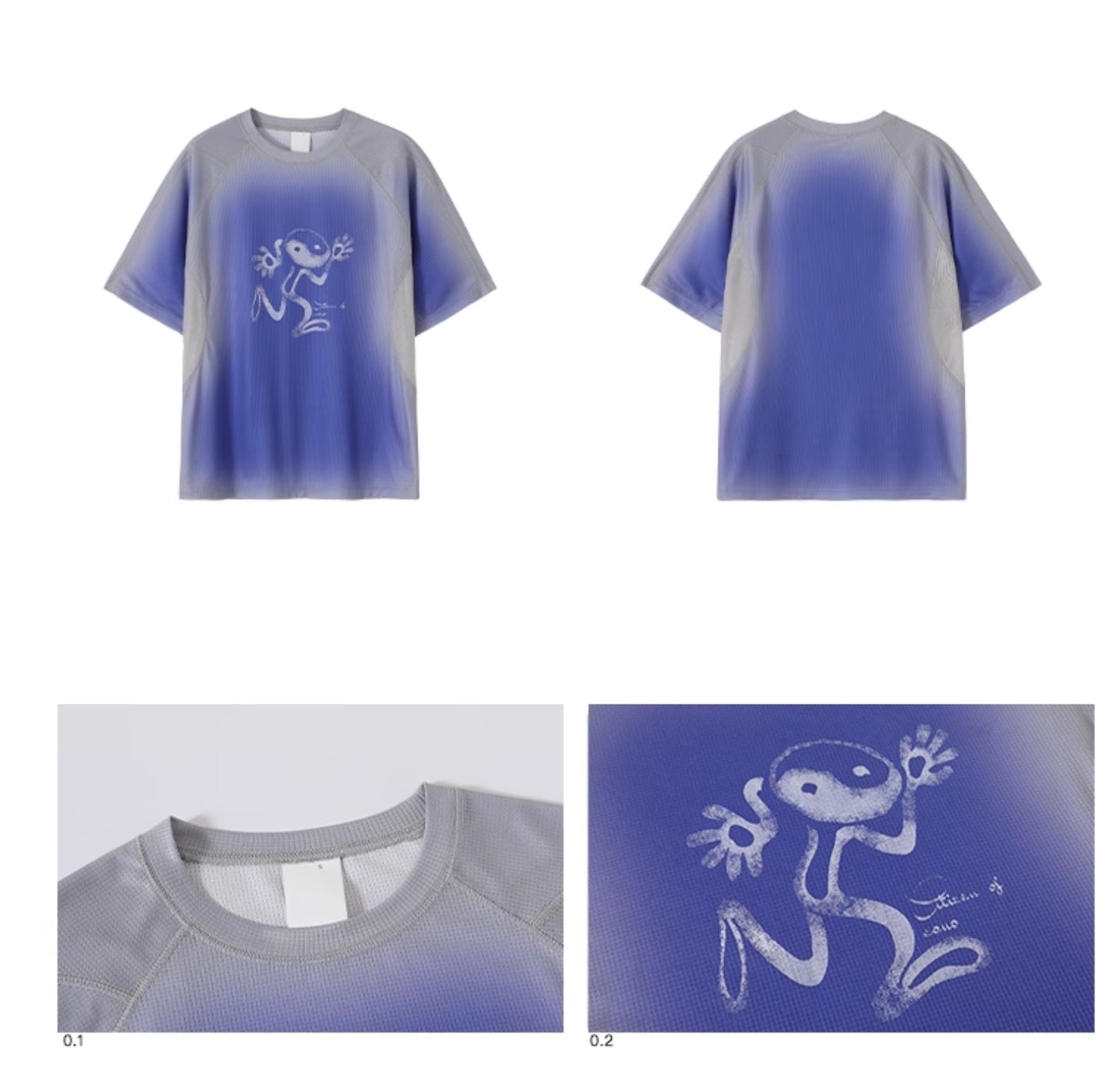 RUNNING TAIJI MESH SPORTS TEE