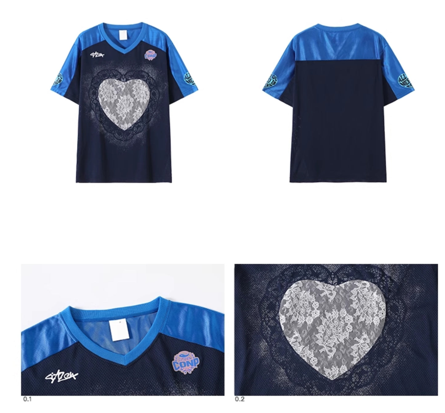 LACE PANEL STREET JERSEY