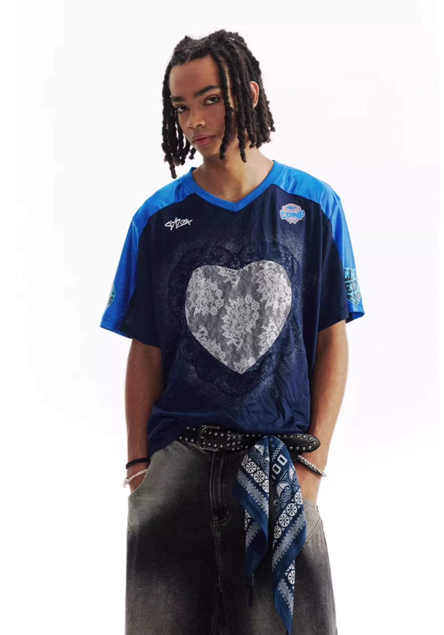 LACE PANEL STREET JERSEY
