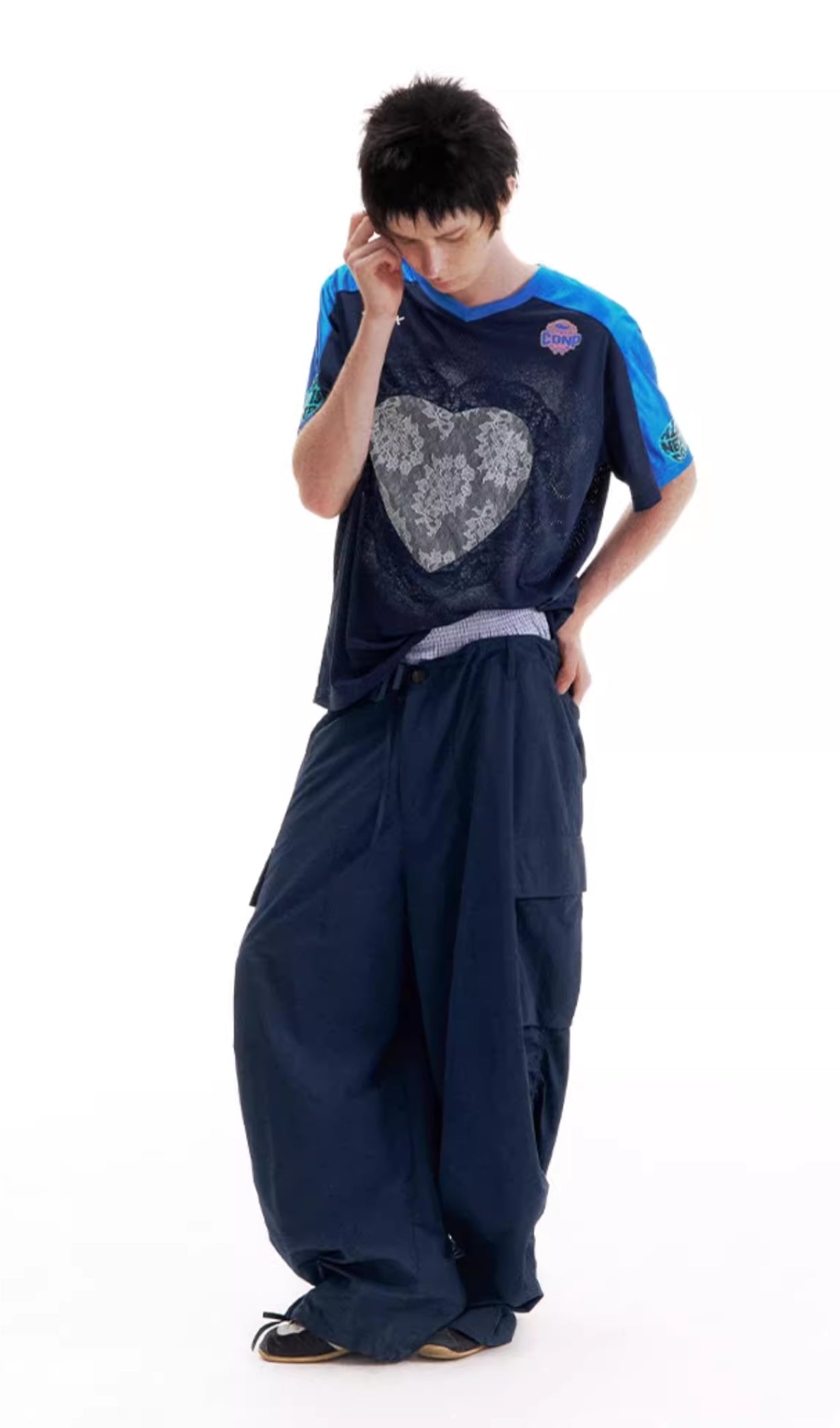 LACE PANEL STREET JERSEY
