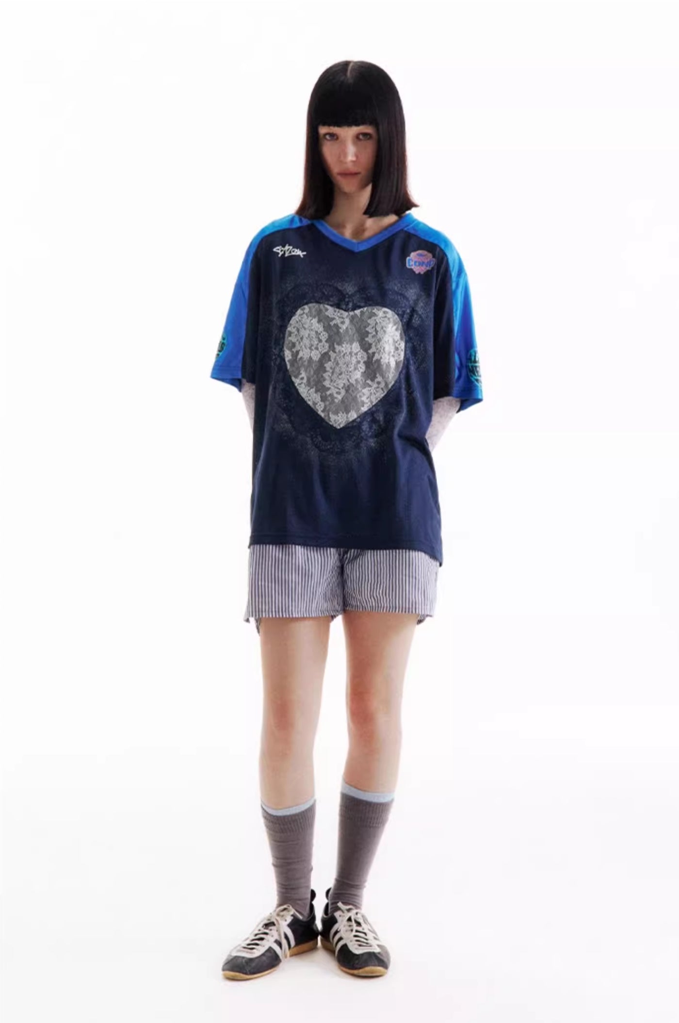 LACE PANEL STREET JERSEY