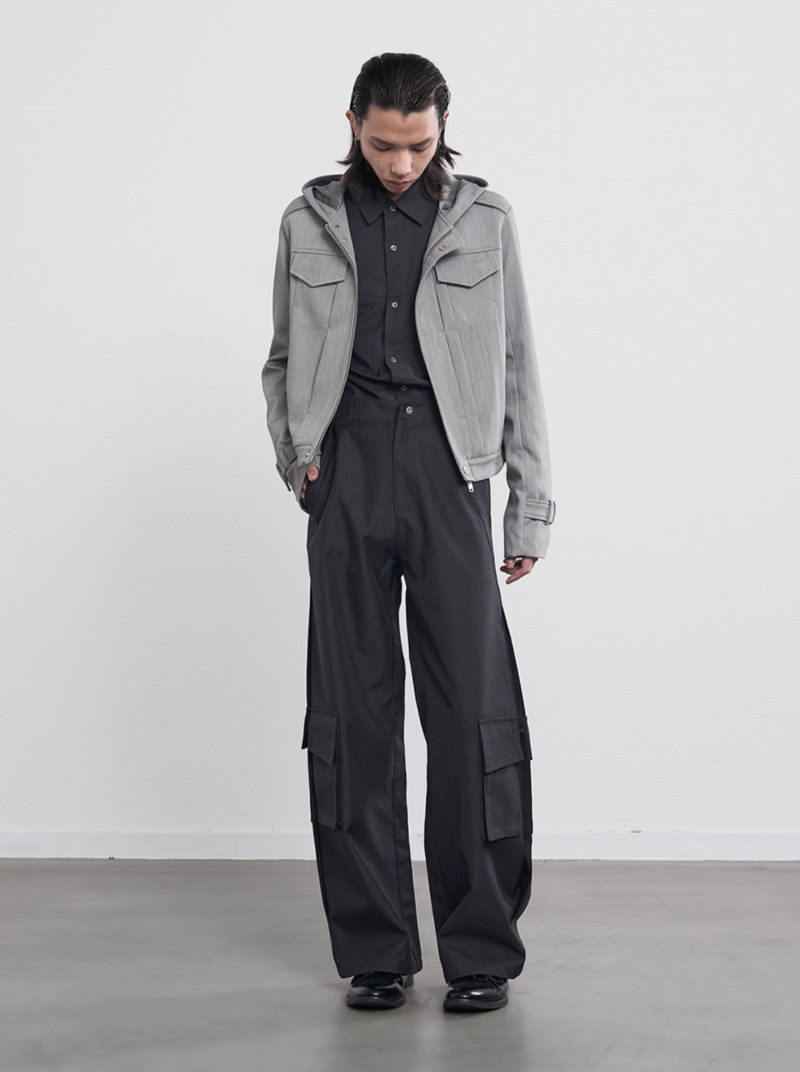 SLANT FRONT TYPE 2.5 HOODED BLAZER