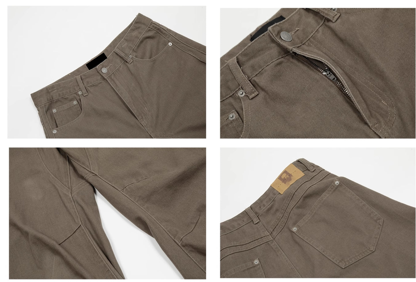 CURVED CUT  VINTAGE  JEANS