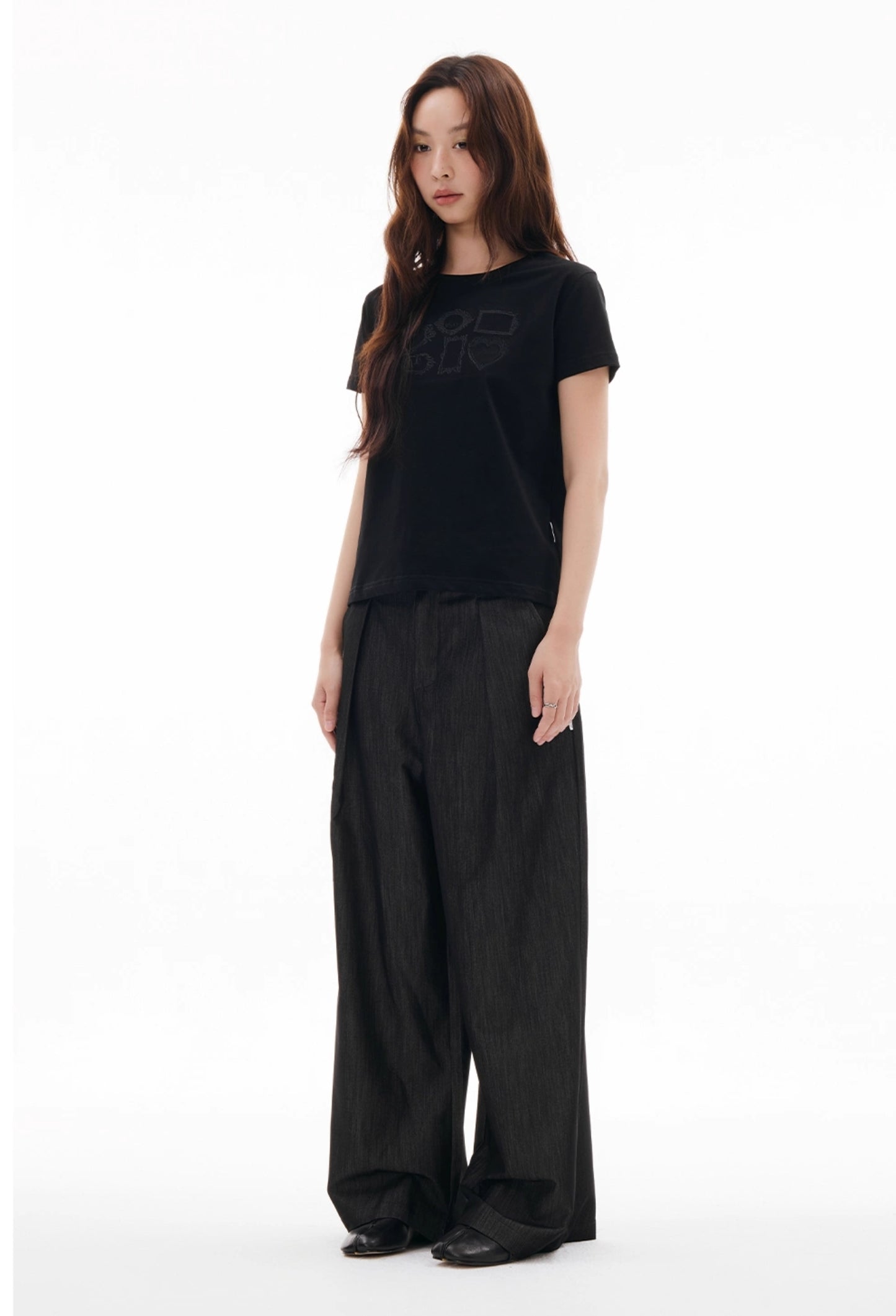SLOUCHY DRAPE EASY PANTS