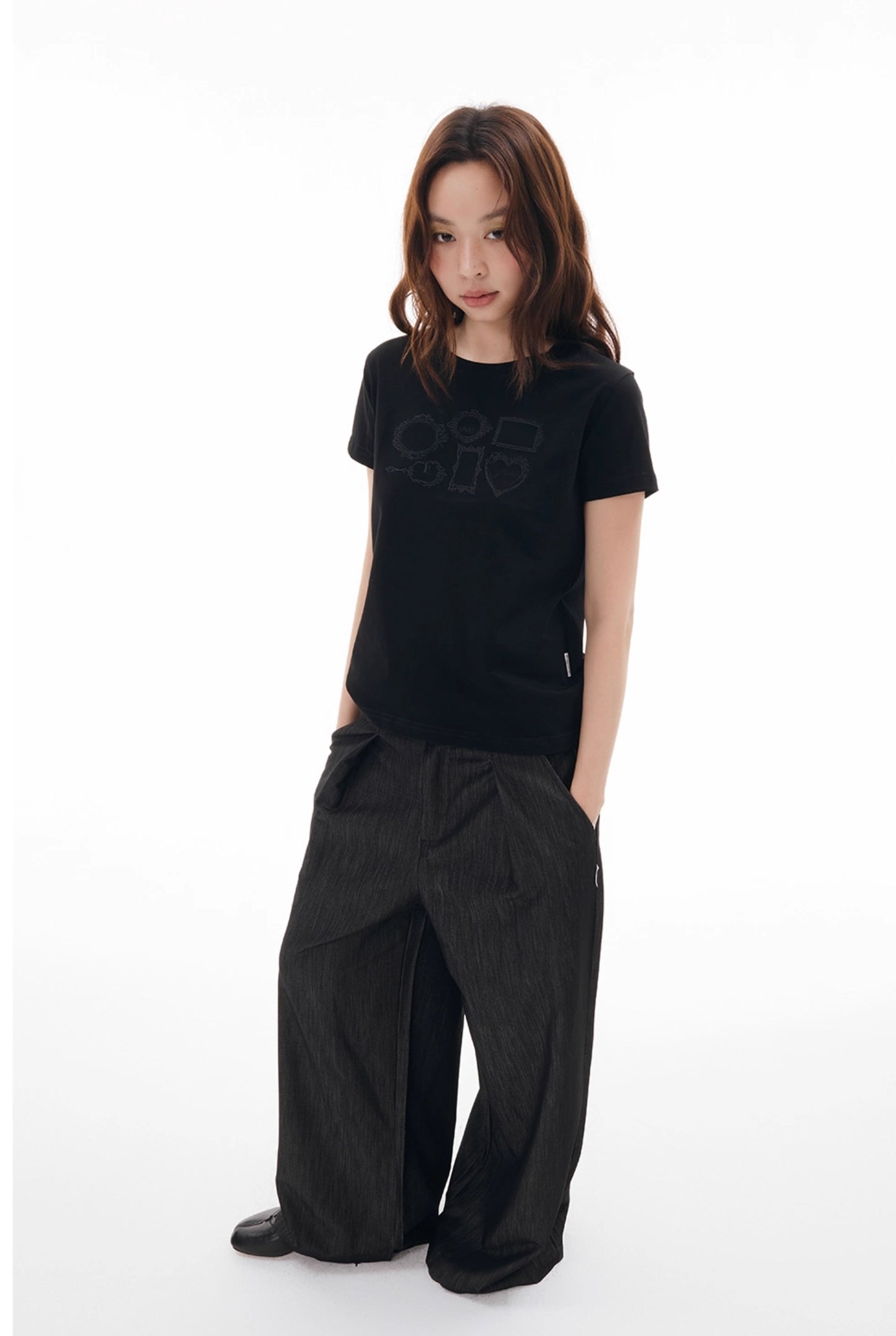 SLOUCHY DRAPE EASY PANTS