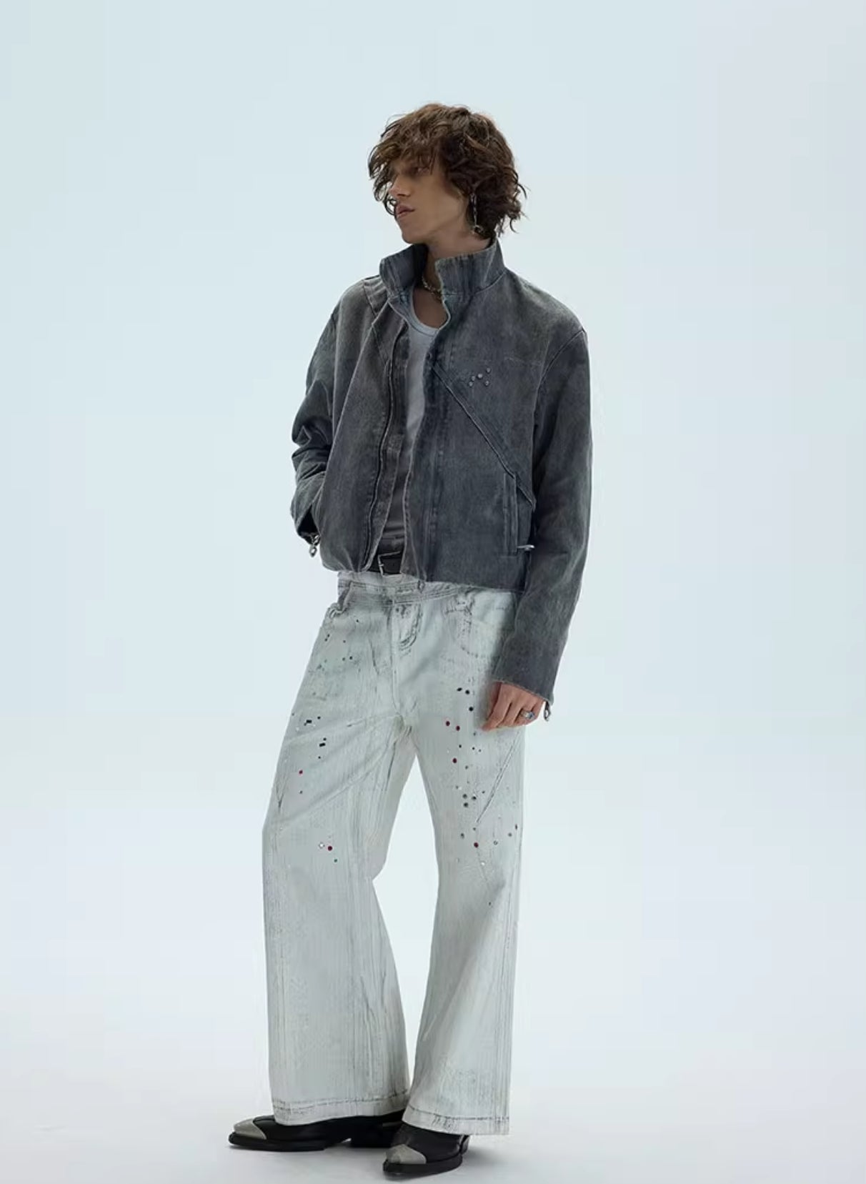 WASHED FLEECE SHORT JACKET