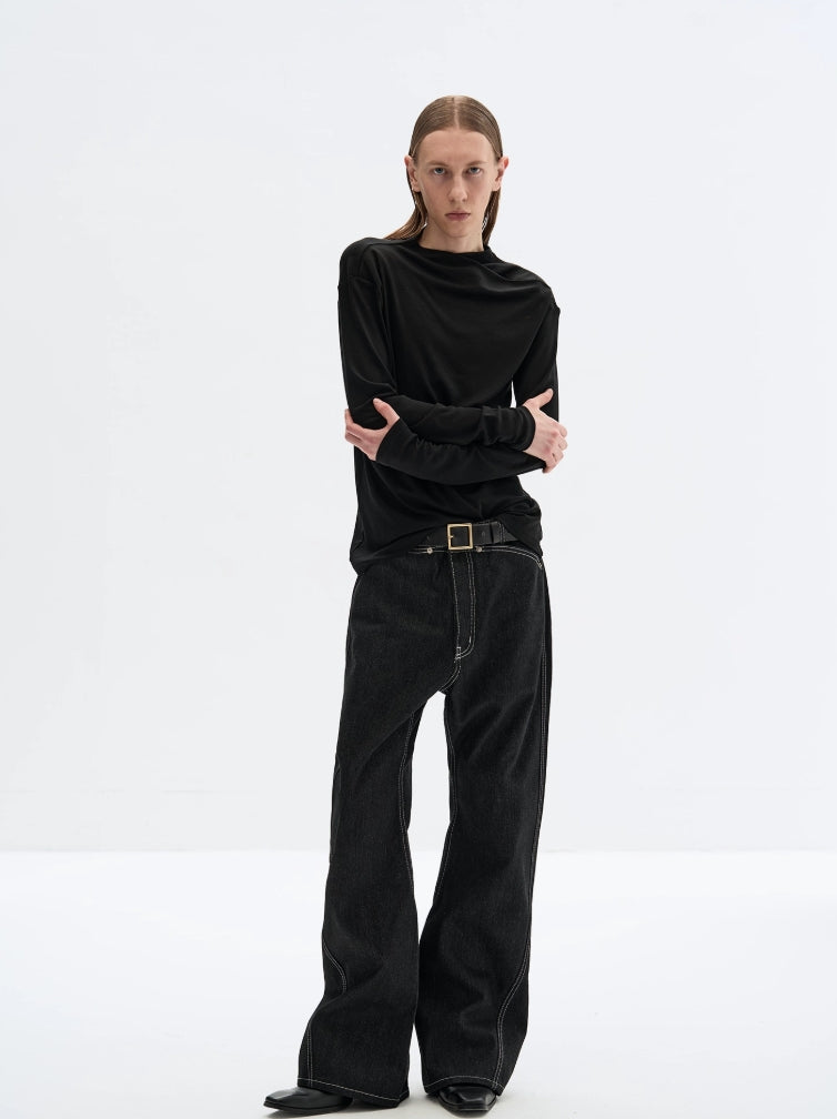 TENCEL MERINO SLIM LONG TEE