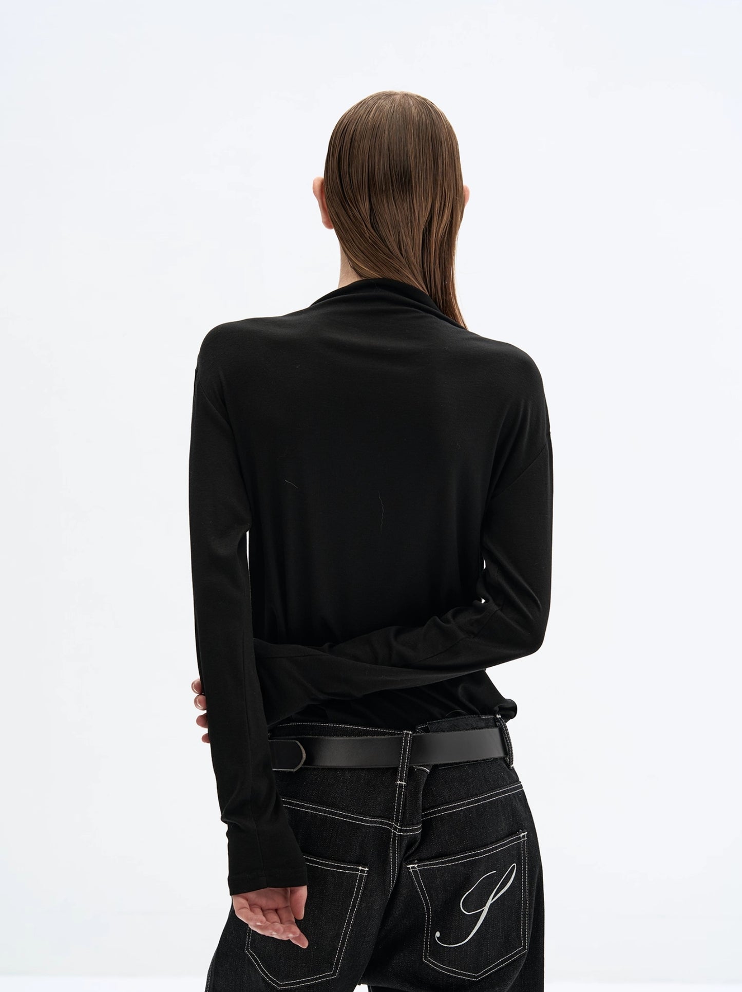 TENCEL MERINO SLIM LONG TEE