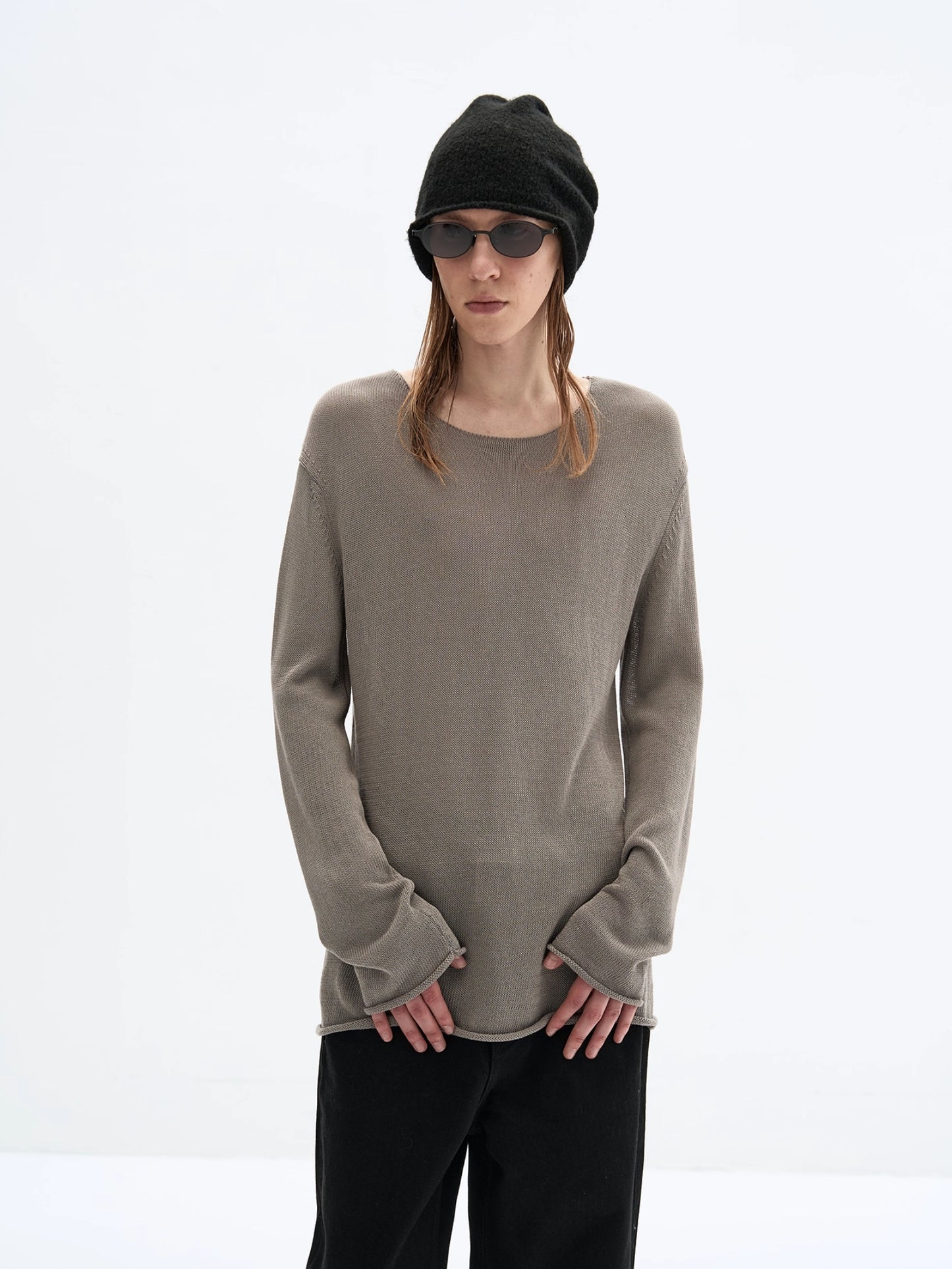 SHEER GREY HOURGLASS SHIRT