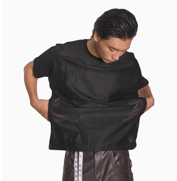 HOOKED MESH SHEER TEE