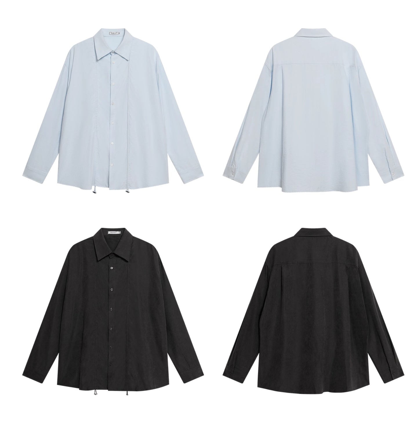 DRAWSTRING LOOSE SHIRT JACKET