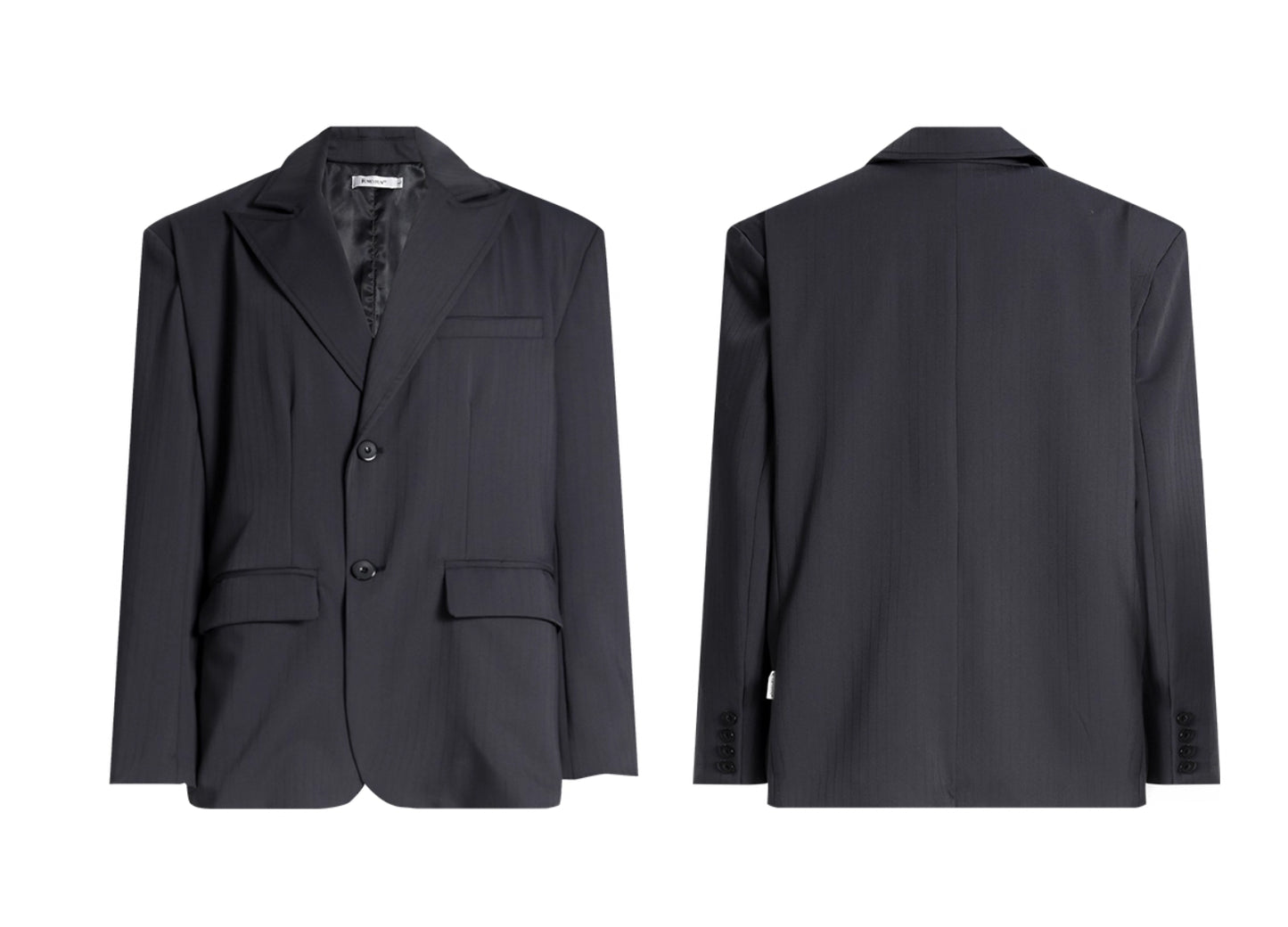 DARK STRIPE WIDE  BLAZER