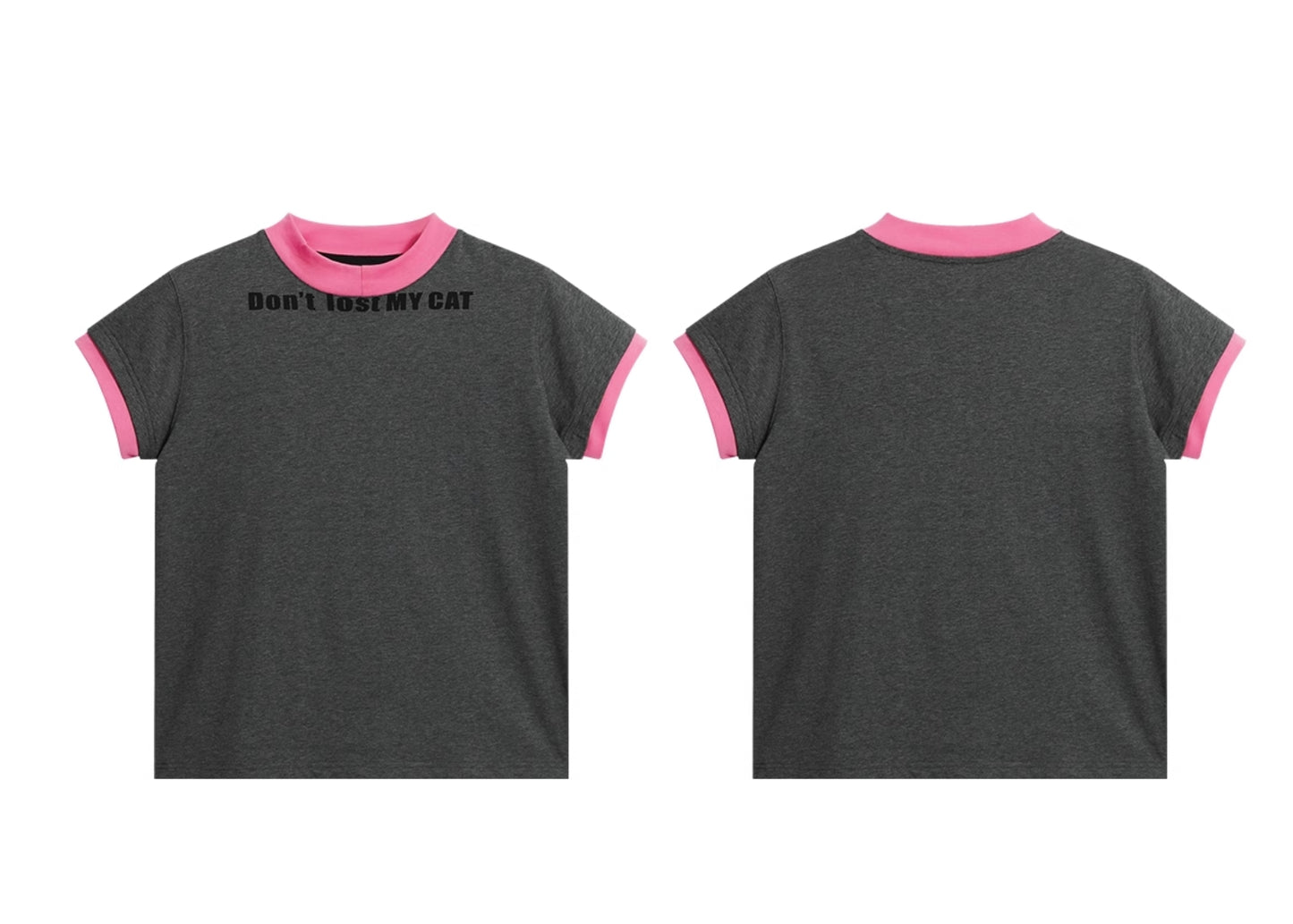 LOOSE SHOULDER CONTRAST TEE