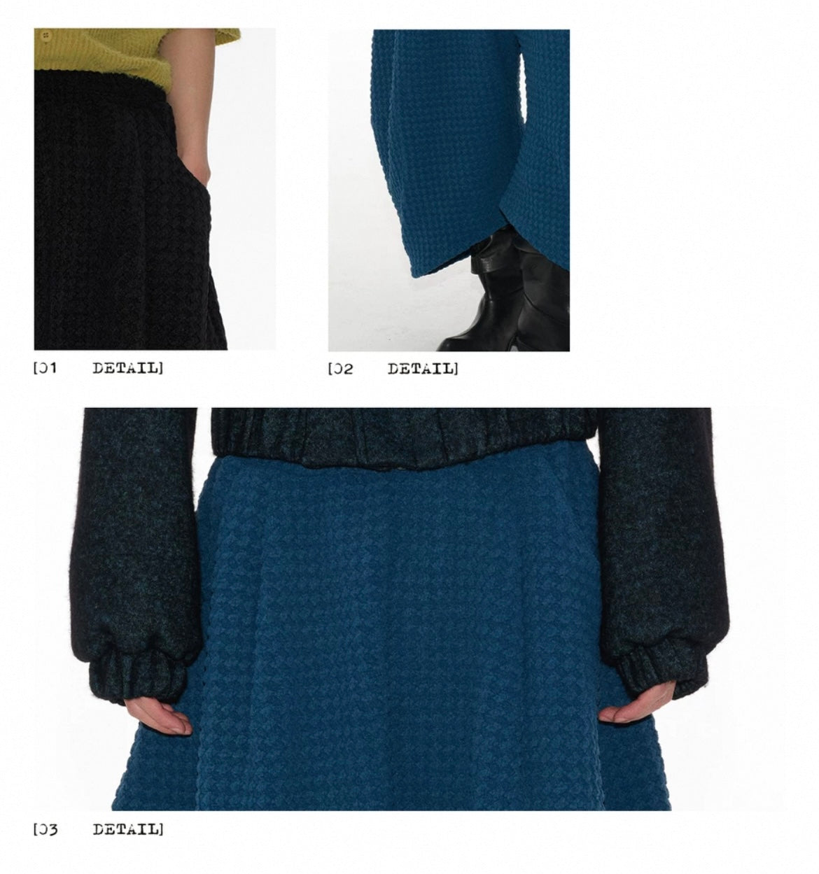 LOW CROTCH JACQUARD CROPPED FLOWER PANTS