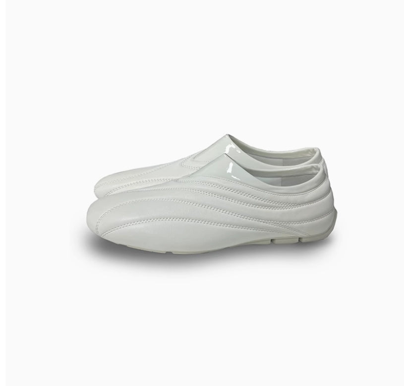 RACING QUILTED LEATHER SHOES