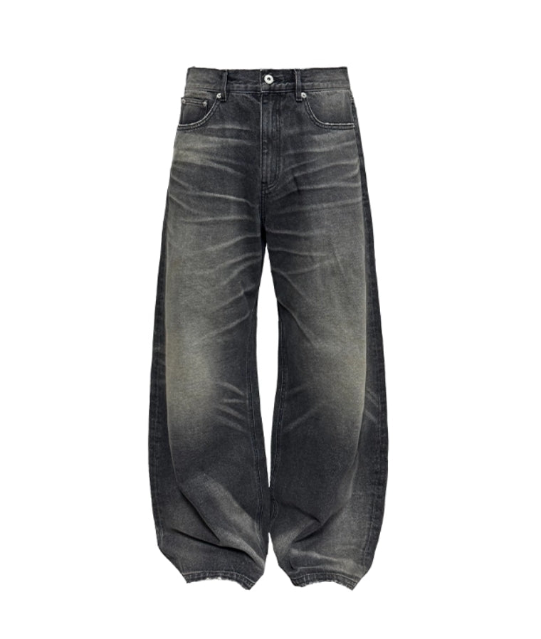 13.5OZ DIRTY WASH STRAIGHTEN DENIMS