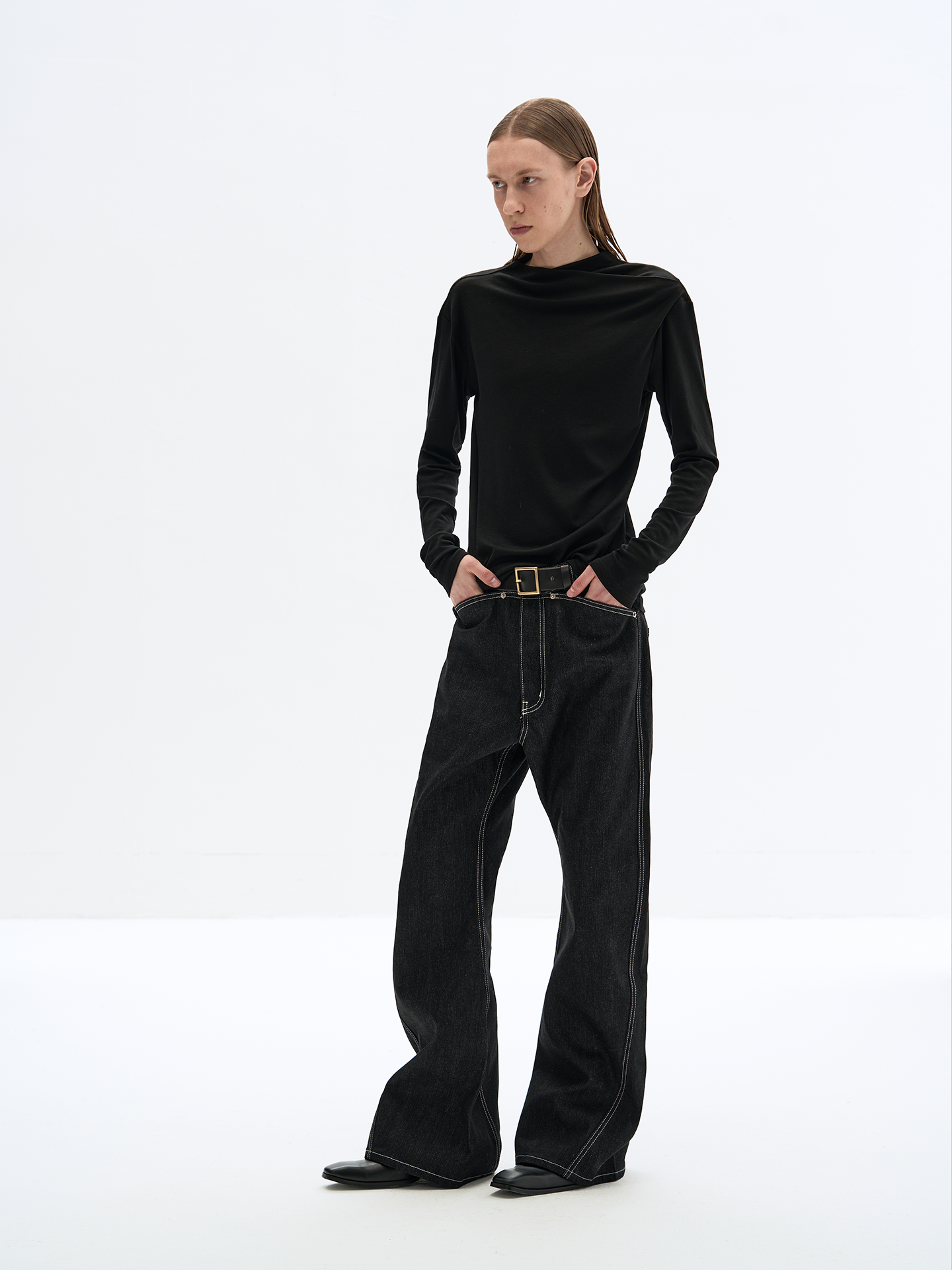 TENCEL MERINO SLIM LONG TEE