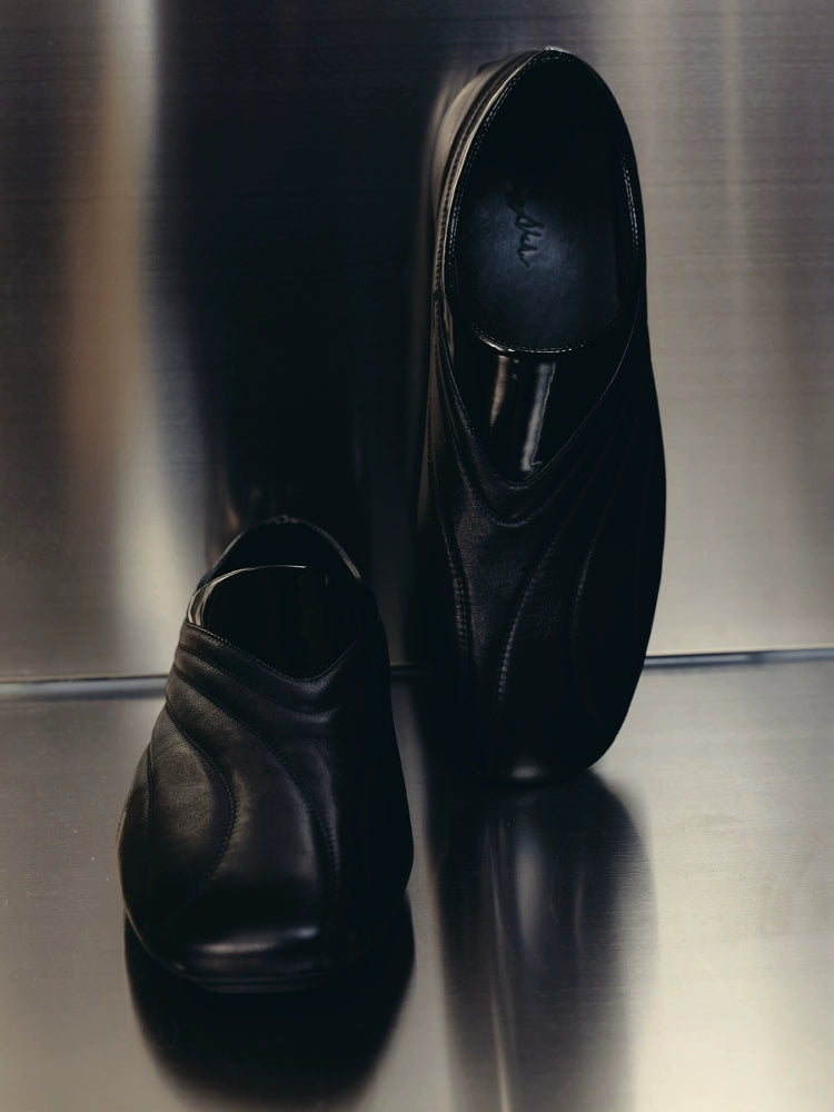 RACING QUILTED LEATHER SHOES