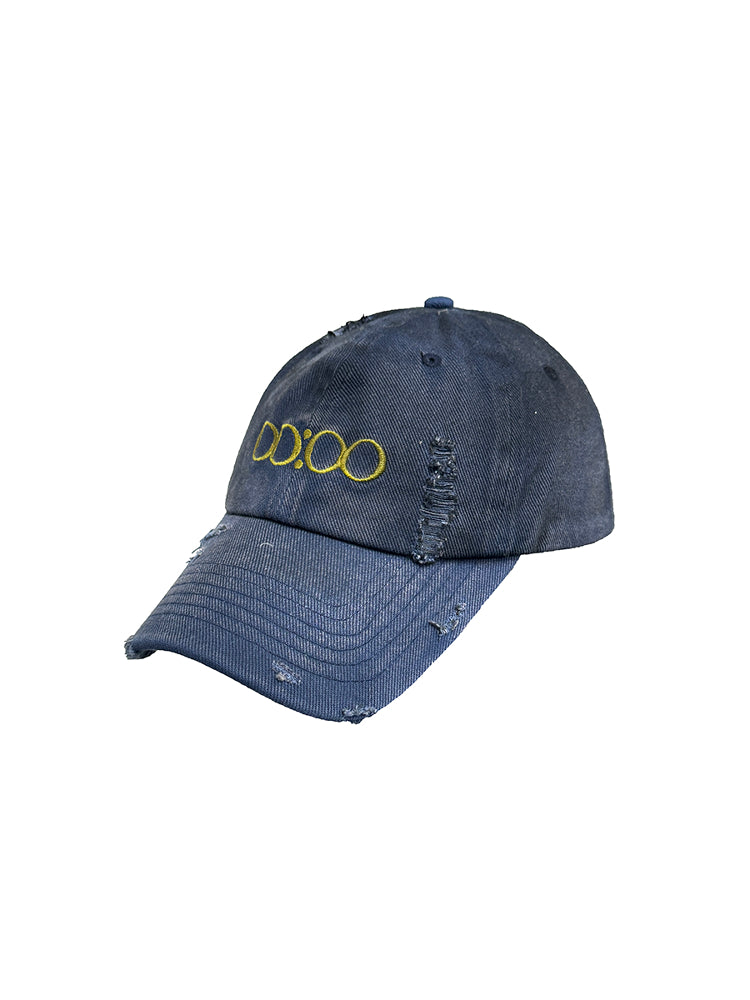 00:00 WASH BLUE LONG BRIM CAP