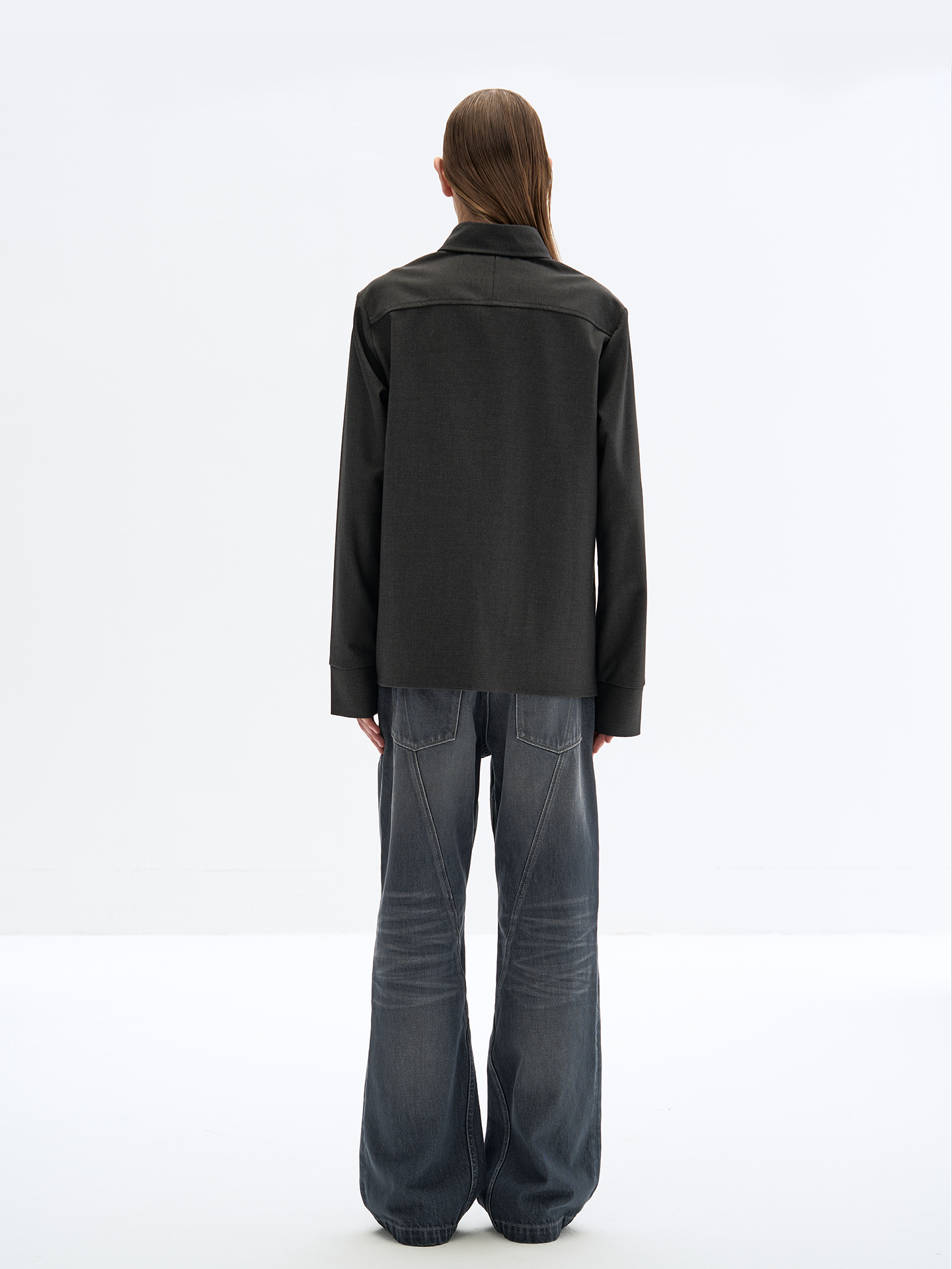 FOG BLUE CHAIN WASHED DENIM