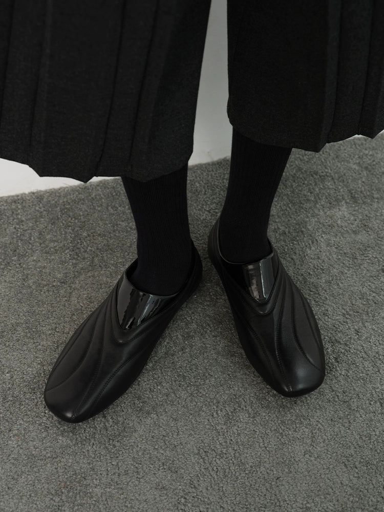RACING QUILTED LEATHER SHOES