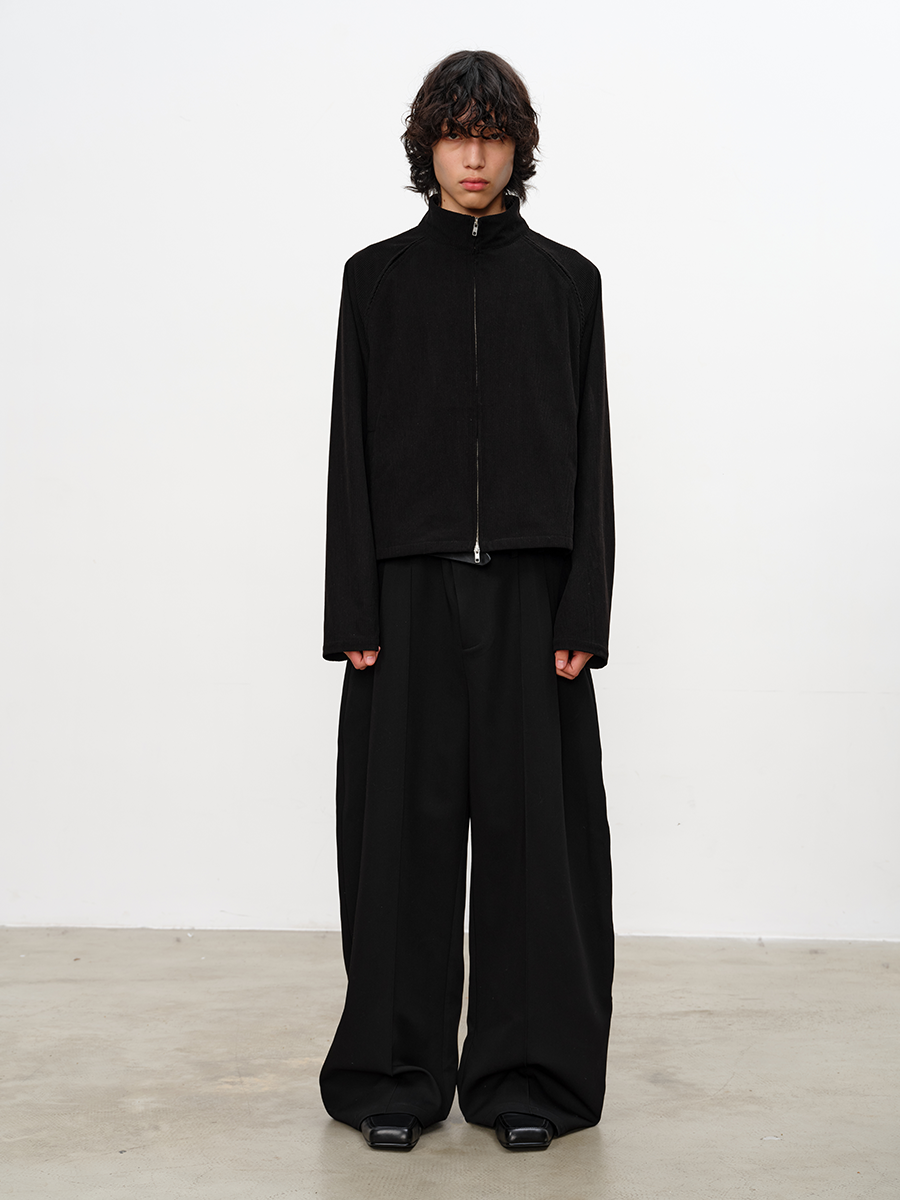 CORDUROY DOUBLE ZIP JACKET