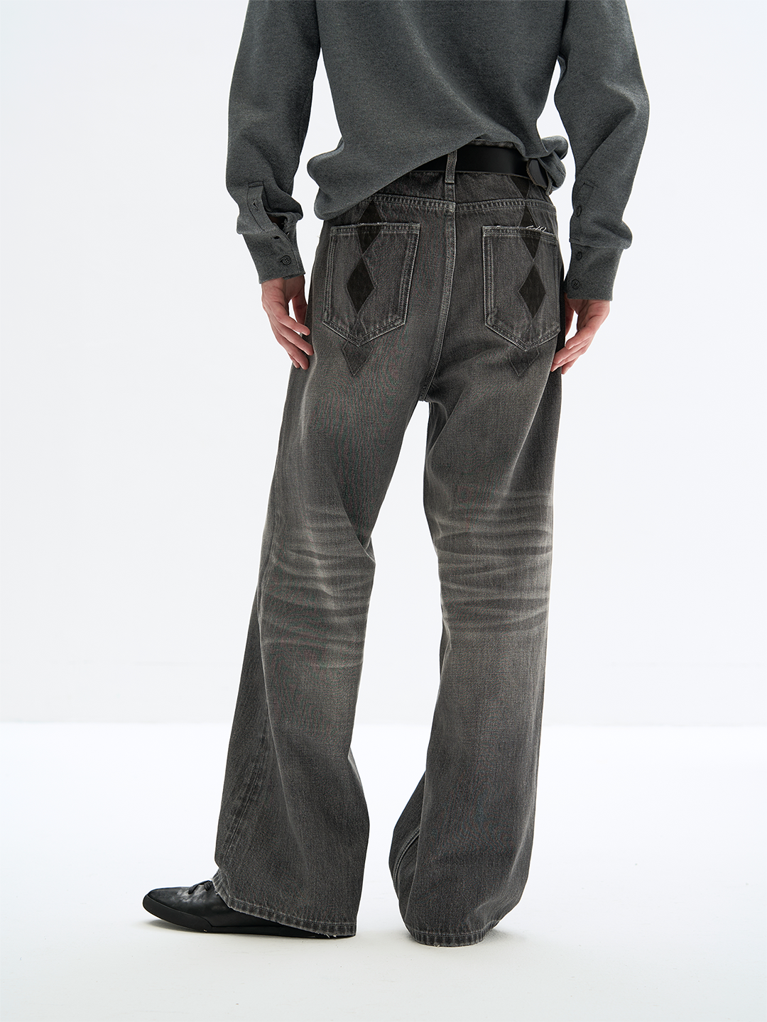 LEAD SMOKE GREY JEANS
