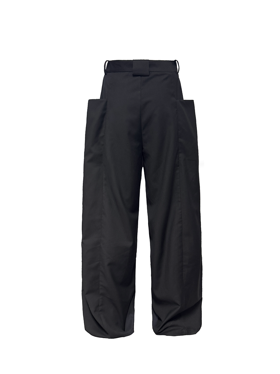 SIDE-FLYING POCKET SUIT PANTS