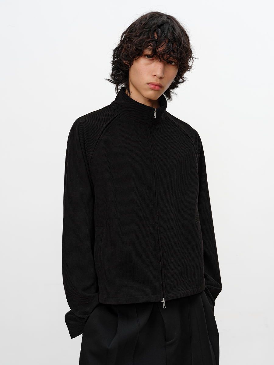 CORDUROY DOUBLE ZIP JACKET