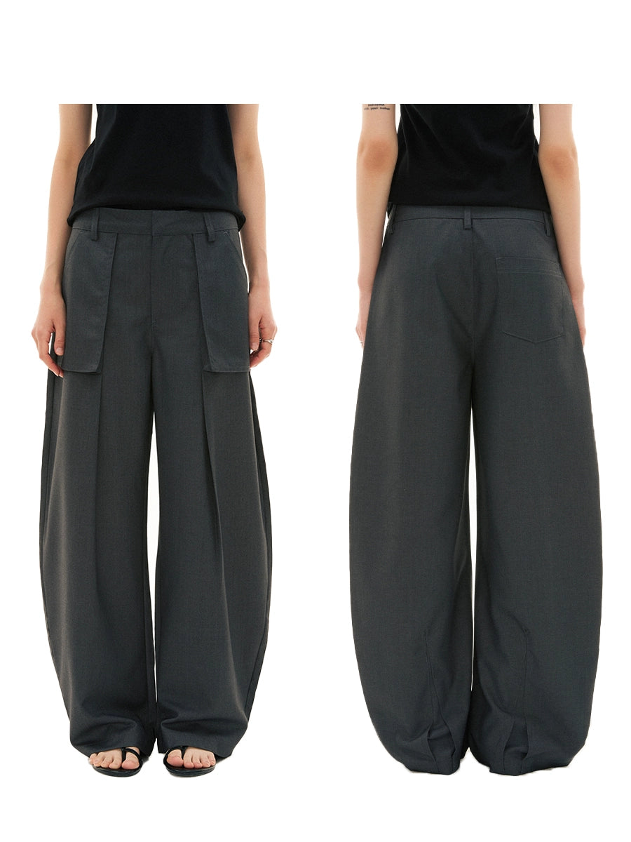 PATCH POCKET BANANA PANTS