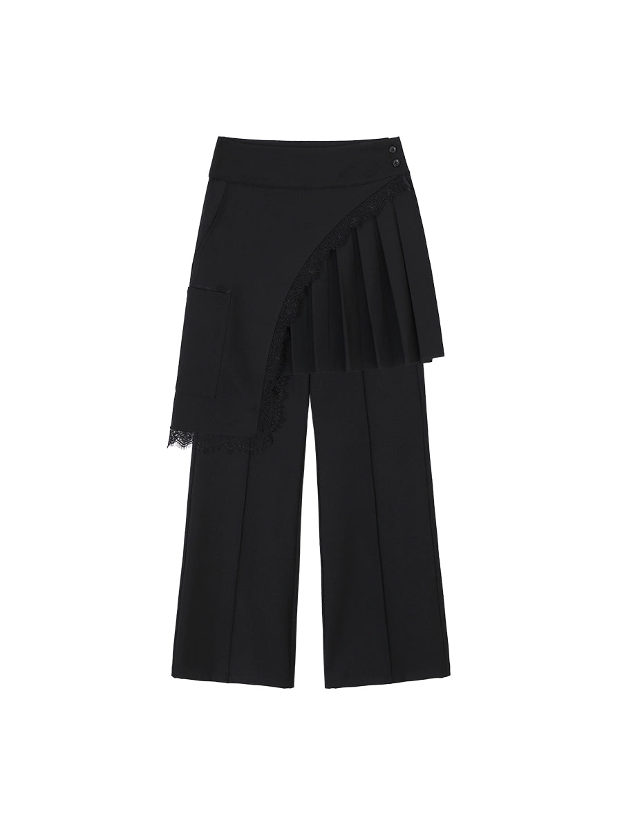 DETACHABLE LAYERED LACE CULOTTES