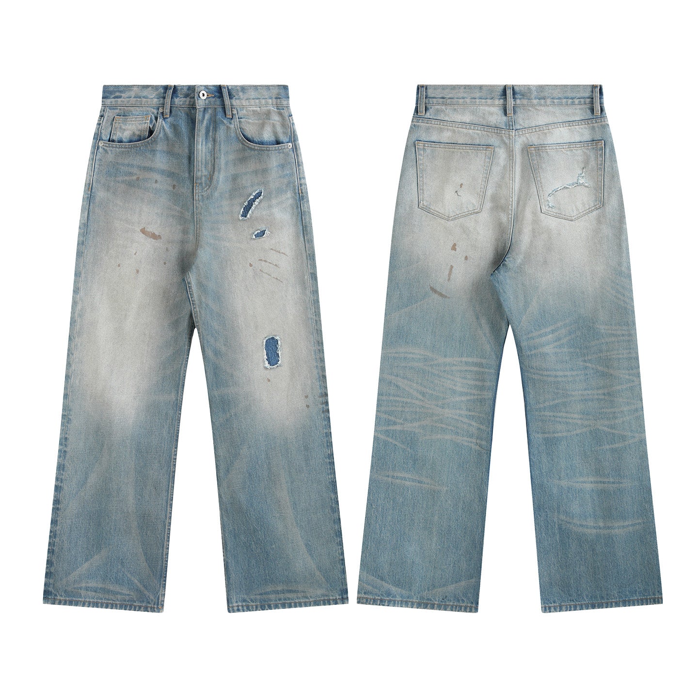 MISTY FADED STRAIGHT DENIM