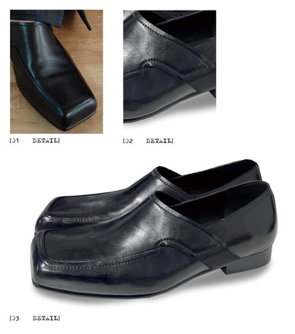 MODERN BEVELED DERBY SHOES