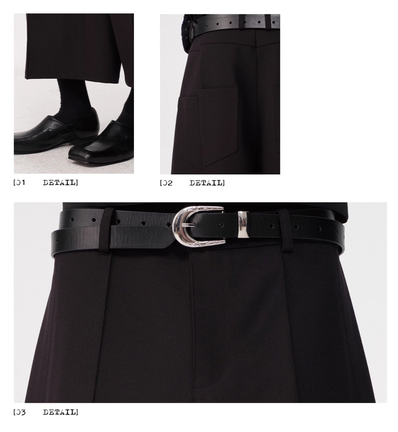 CURVED SHAPE 3/4 TROUSERS