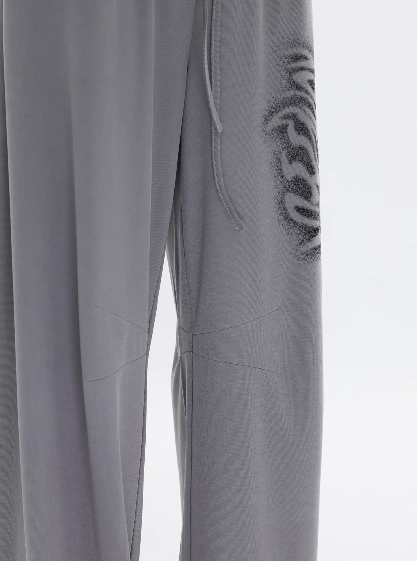 DRAPED CUPRO STRAIGHT PANTS