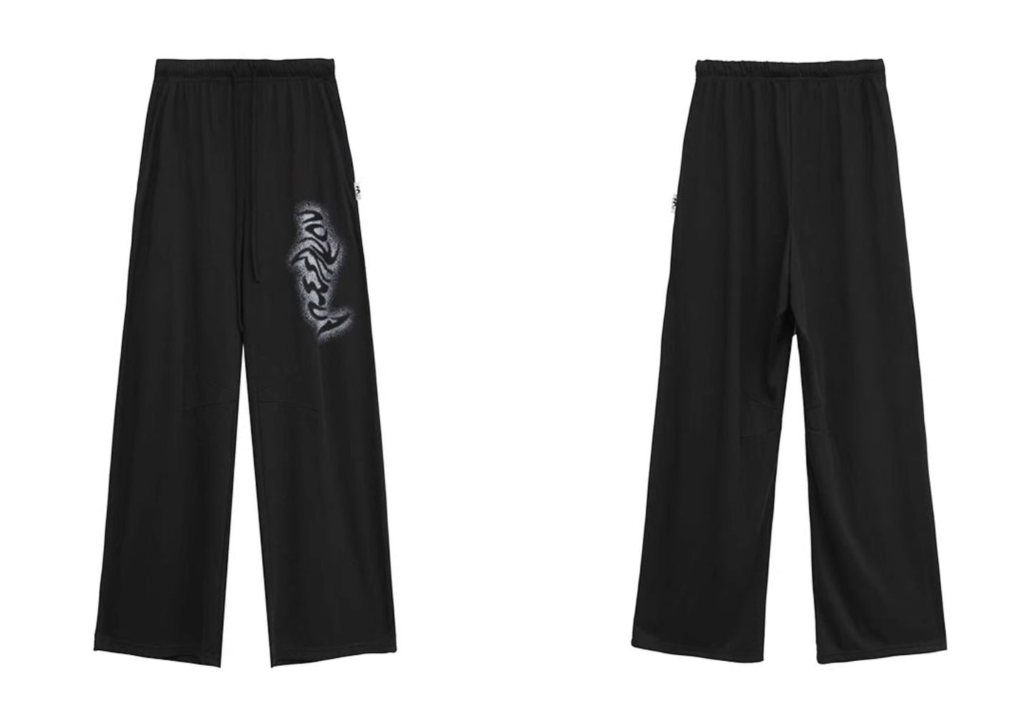 DRAPED CUPRO STRAIGHT PANTS