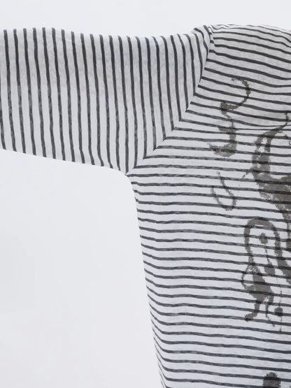 STRIPED LIGHTWEIGHT SUNSCREEN SHIRT