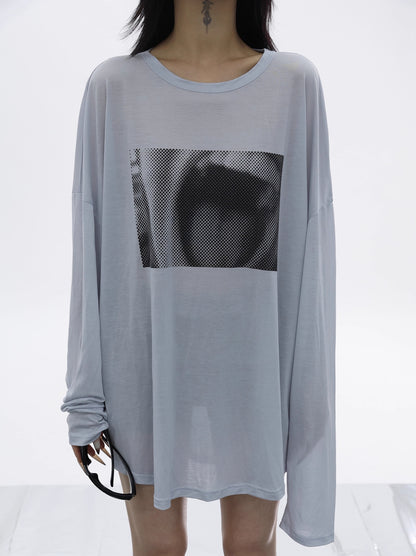 SILENT SHOUT SHEER COVER SHIRT