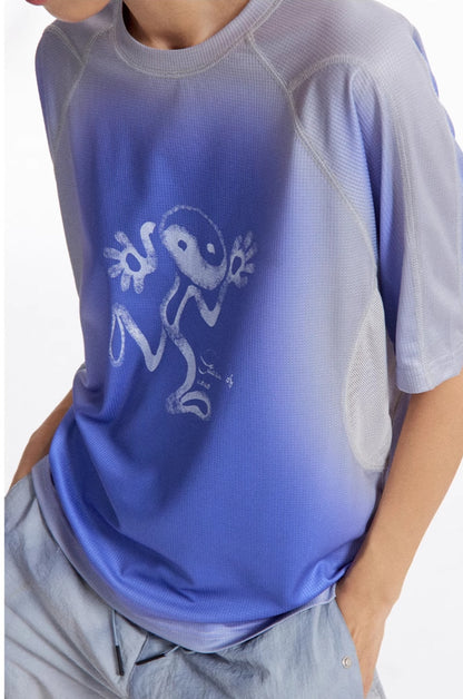 RUNNING TAIJI MESH SPORTS TEE