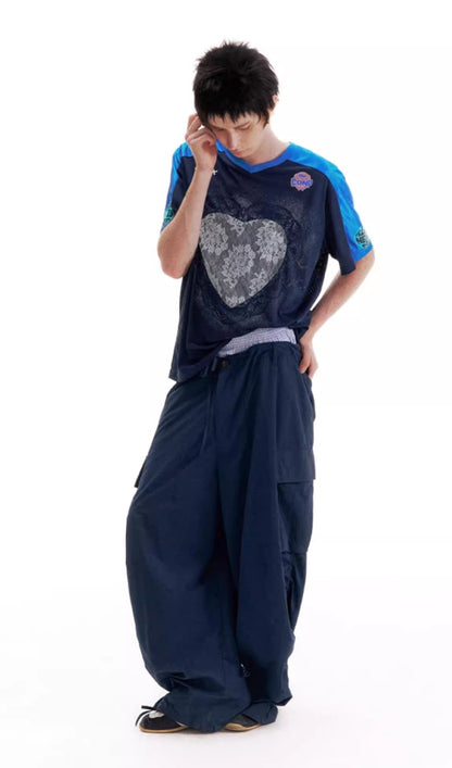 LACE PANEL STREET JERSEY