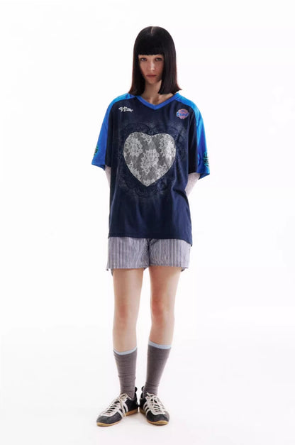 LACE PANEL STREET JERSEY