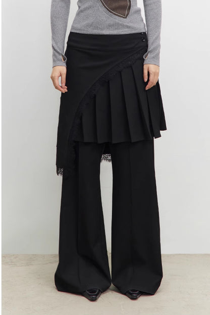 DETACHABLE LAYERED LACE CULOTTES