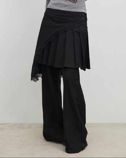DETACHABLE LAYERED LACE CULOTTES