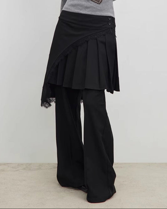 DETACHABLE LAYERED LACE CULOTTES