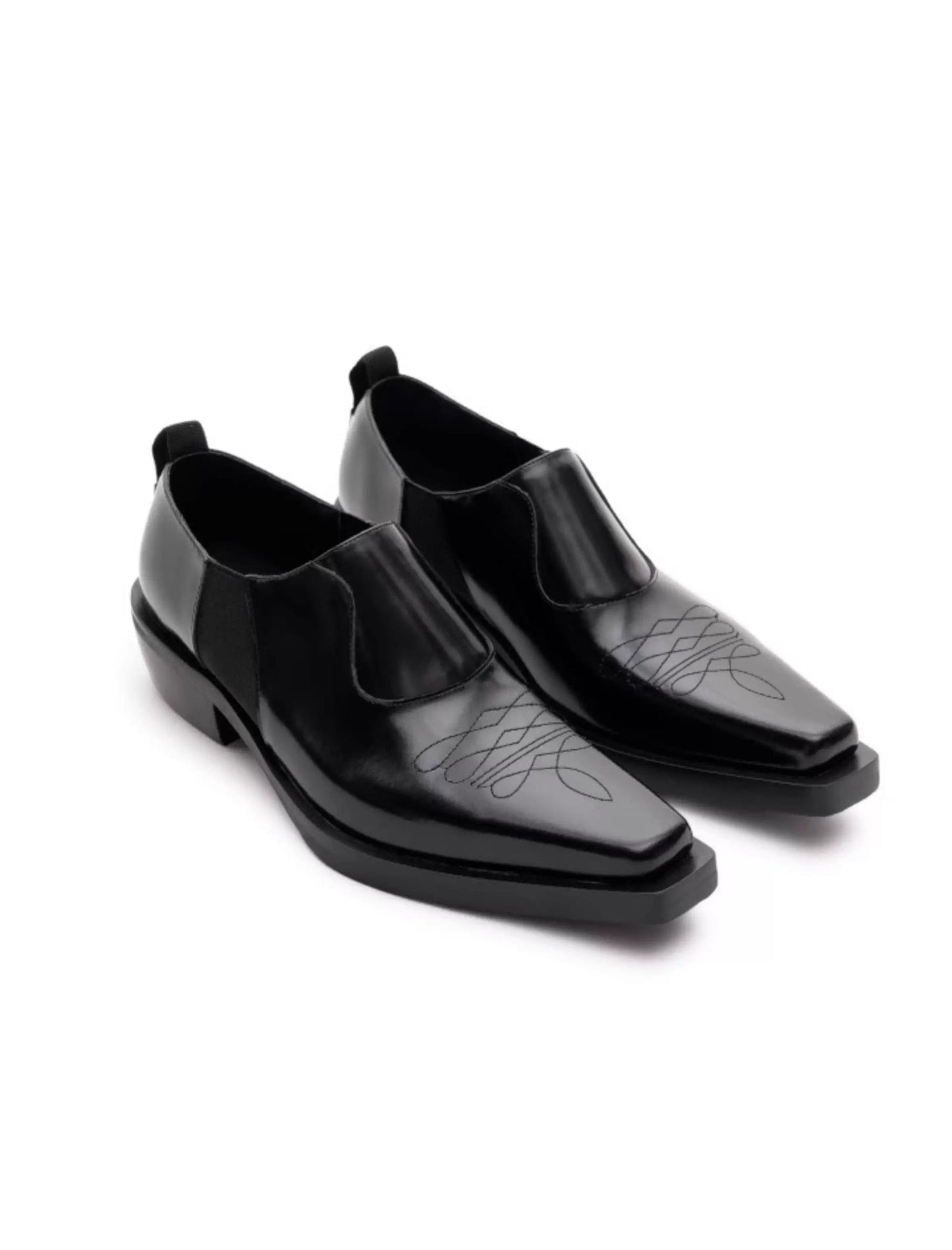 EL PASO EMBROIDERED FLOWER LOAFERS