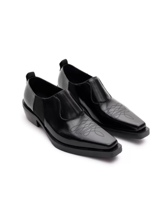 EL PASO EMBROIDERED FLOWER LOAFERS