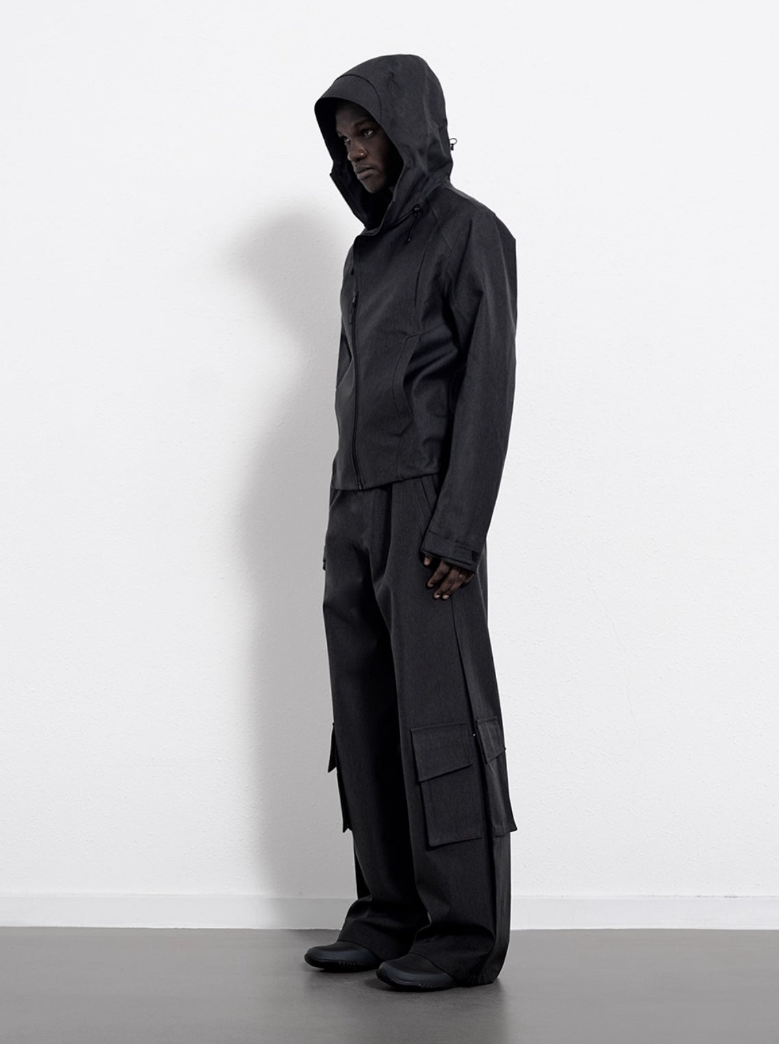 WATERPROOF DENIM STRAIGHT PANTS