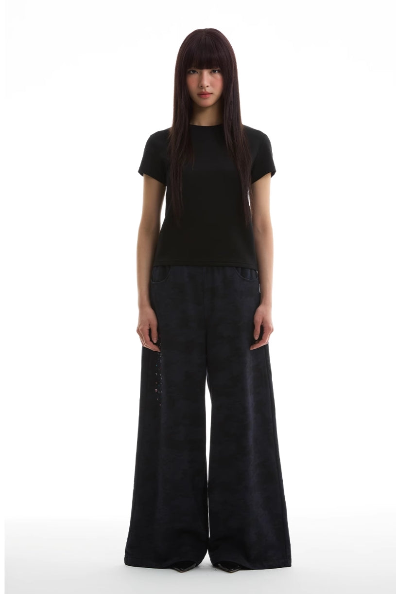 ROYAL BLUE CAMO DIAMOND PANTS