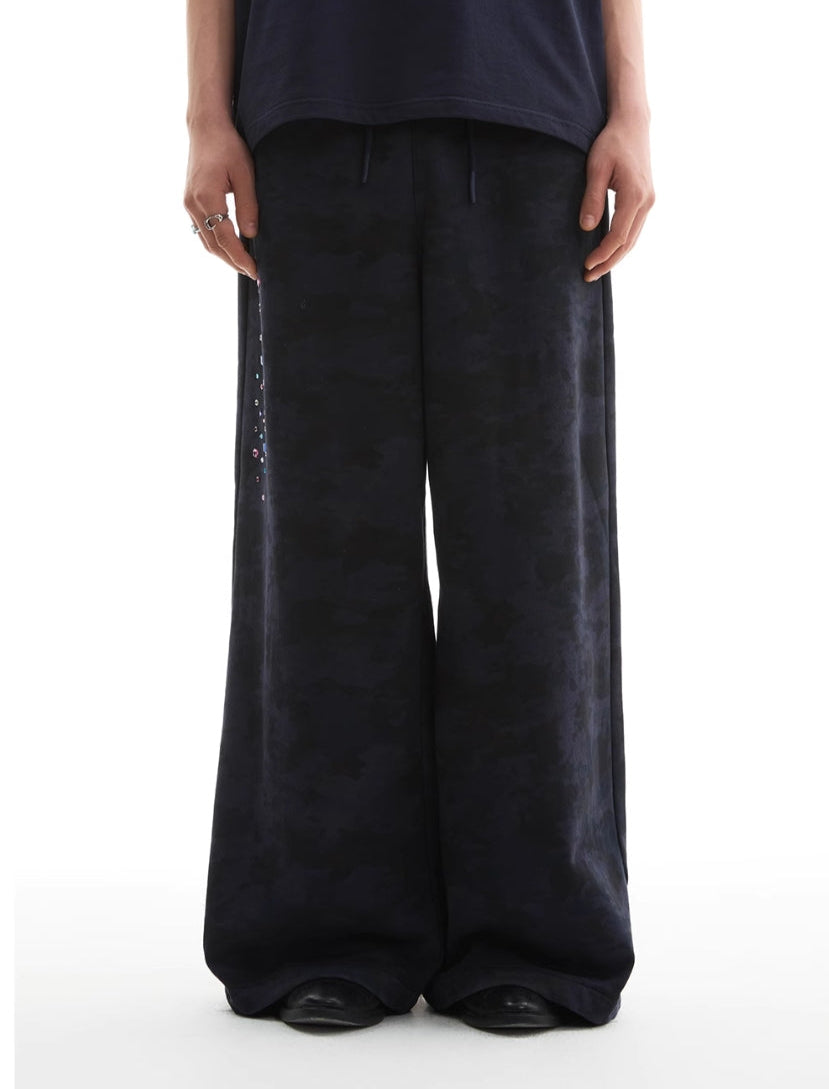 ROYAL BLUE CAMO DIAMOND PANTS