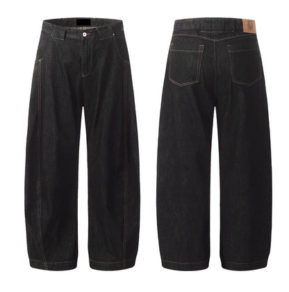 SCIMITAR CUT RETRO JEANS
